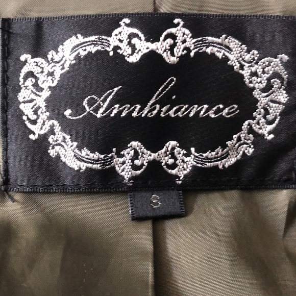 Ambiance Green Utility Cargo Adirondack Jacket Sz S - Picture 10 of 16